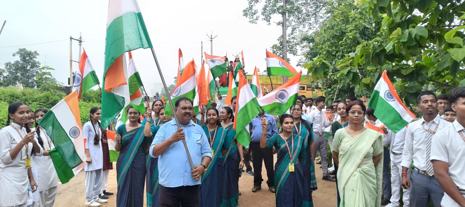 Human Chain & Tiranga Yatra Aug 2025